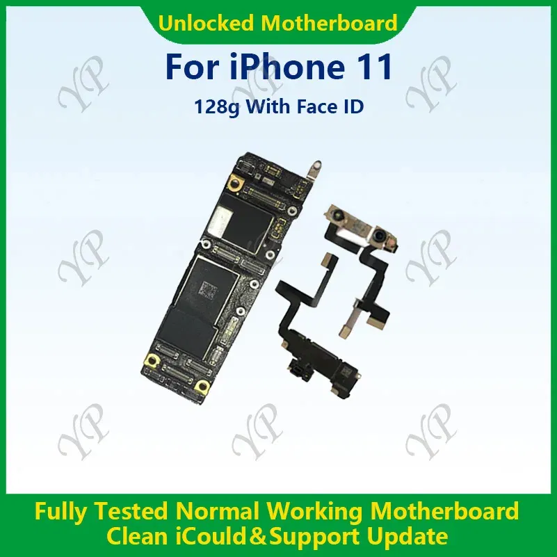 Color: Beige, Ships From: CHINA - Top Fully Tested Authentic Motherboard For iPhone 11 Pro Max 64g/256g Unlocked Mainboard With Face ID Cleaned iCloud Fast