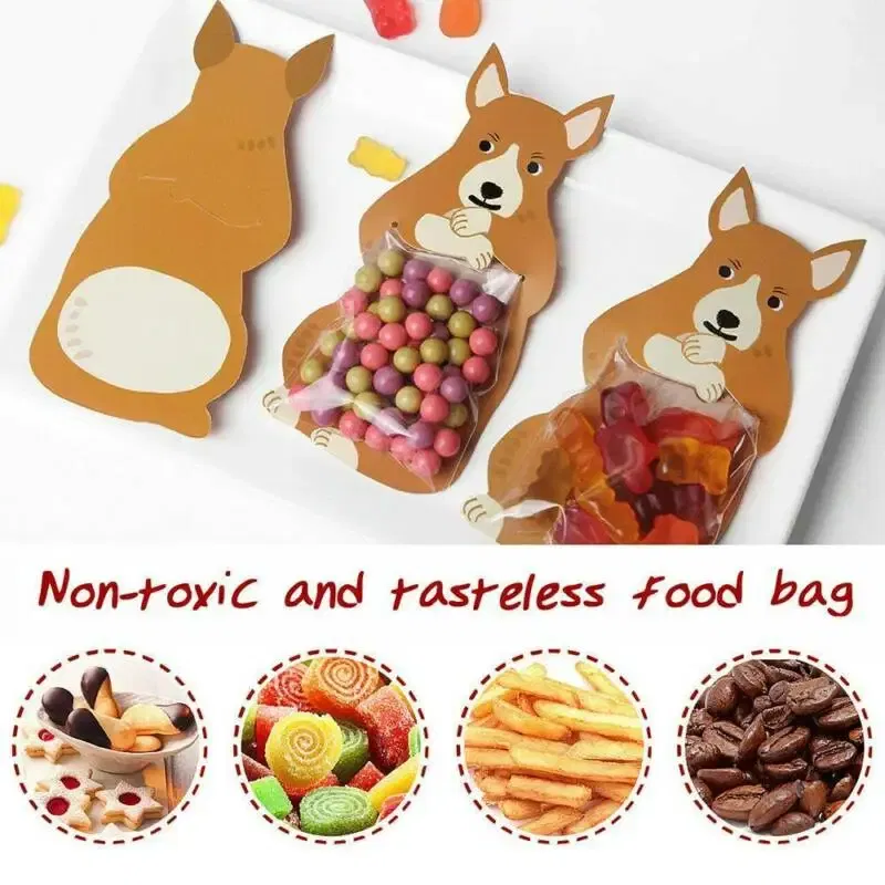 Color: Fluorescence Yellow, Gift Box Size: Other - 10pcs/lot Animal Cute Gift Bags Candy Bags Baby Shower Birthday Party Cookie Bags Bear Candy Box Greeting Cards Popular Rabbit