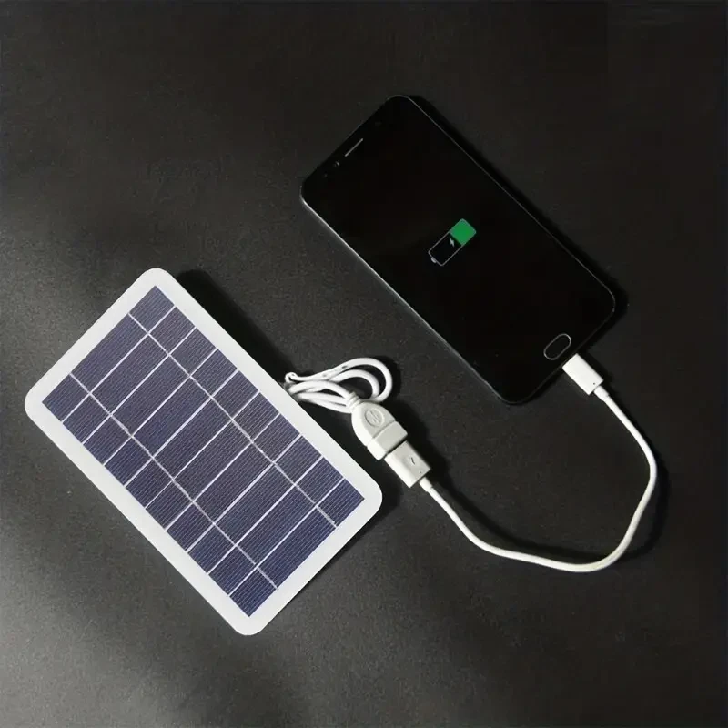 Waterproof Solar USB Charger Panel - Portable Outdoor Power Bank