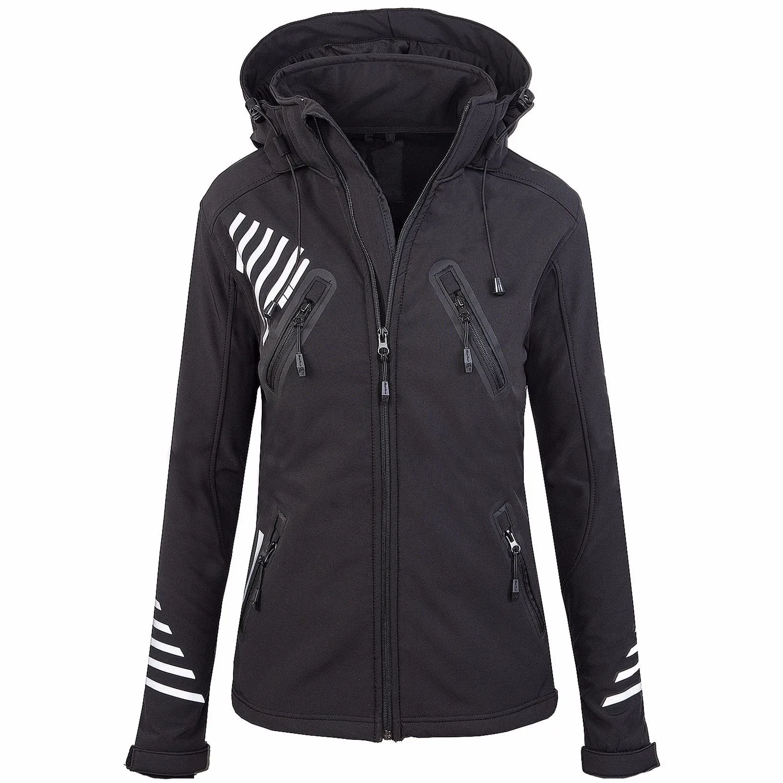 Women Jacket Outdoor Mountaineering Zipper For Warmth