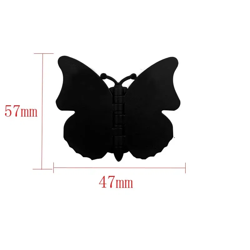 Color: black - 2pcs 360 Degree Phone Ring Stand Holder Butterfly Bling Glitter Universal Butterfly Wing holder finger ring holder