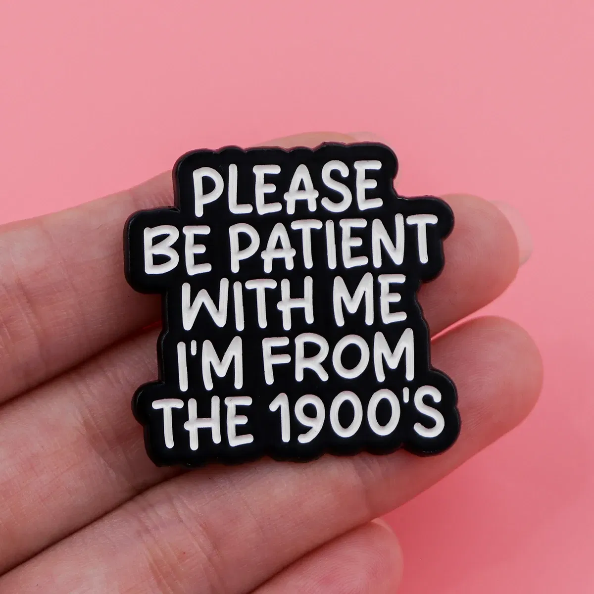 Metal color: Light Yellow Gold Color, Main Stone Color: MULTI - Quotes Enamel Pins Cartoon Women's Brooches Men Lapel Pins Letters Badge on Backpack Costume Accessories Phrase Jewelry Gifts