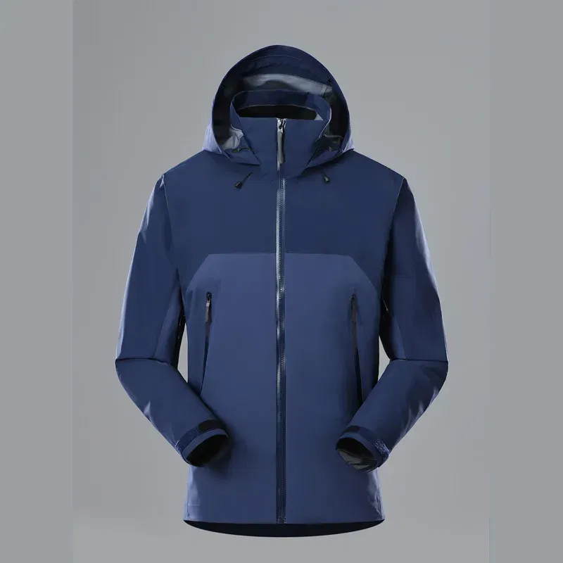 Color: Navy Blue?€ AE existing skus?‰, Size: M - ARC Outdoor Men's and Women's, Fashionable, Windproof and Waterproof, Mountaineering, Breathable, Travel, Camping, Windbreaker