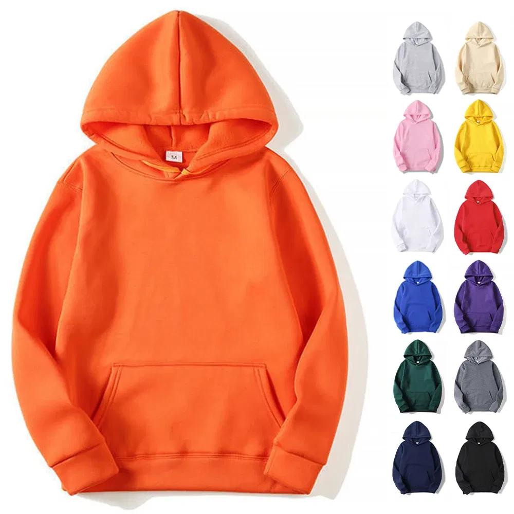 Color: Blue, Size: S - Plain Sublimation Fleece Hoodies Bulk Wholesale Pullover Men Hooded Sweatshirt Cheap Solid Hoodie For Man Sudaderas Para Hombre