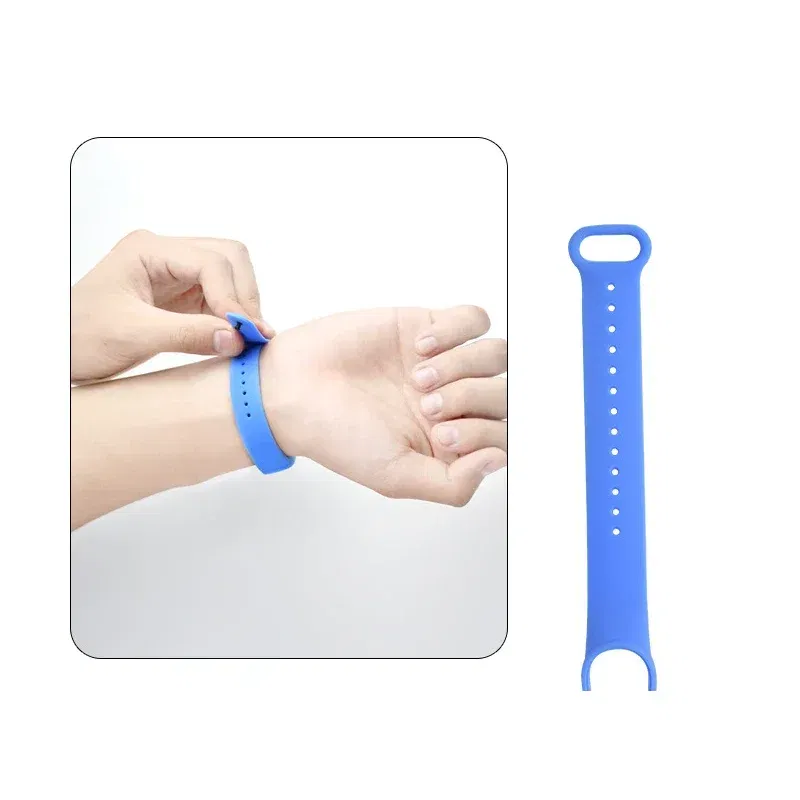 Band Color: Brown, Band Width: 18mm, Ships From: CHINA - Silicone Watch Strap For Xiaomi Mi Band 7 6 5 4 3 Wristband Bracelet Wrist Straps MiBand 3/4 band5 band6 Smartwatch Accessories