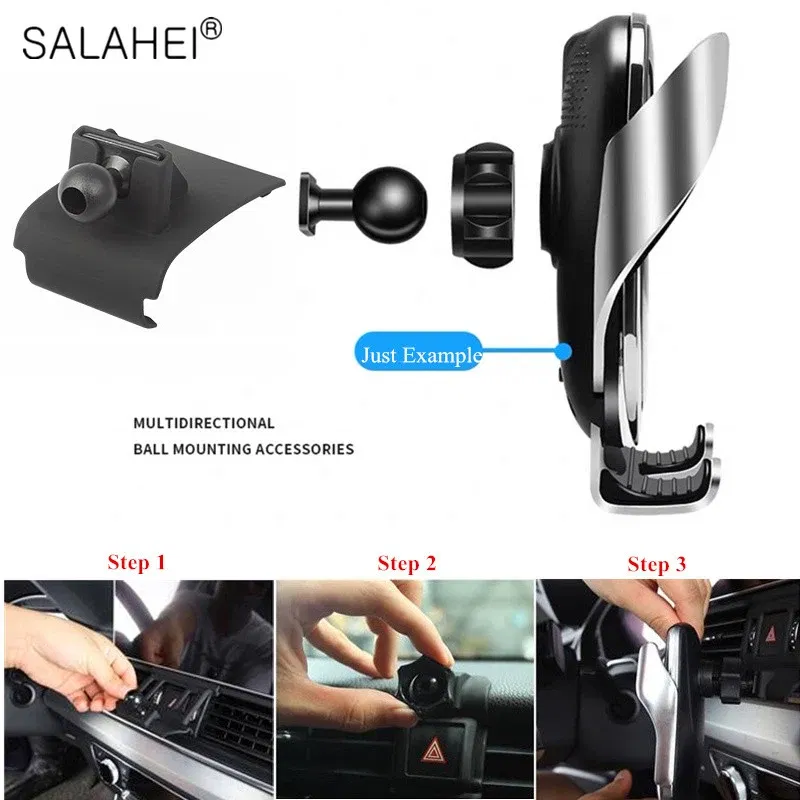 Color Name: Blue - Car Mobile Phone Holder For Porsche Macan Air Vent Mount Smartphone Stand Cellphone Stable Cradle Auto Navigation Accessories