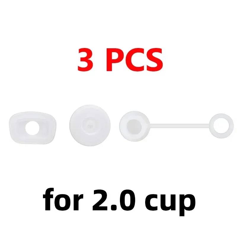 Color: light green - Silicone Spill Proof Compatible for Stanley Cup 1.0 40oz/ 30oz Tumbler Water Cup Anti Leakage Accessories Stopper Sets of 3/6