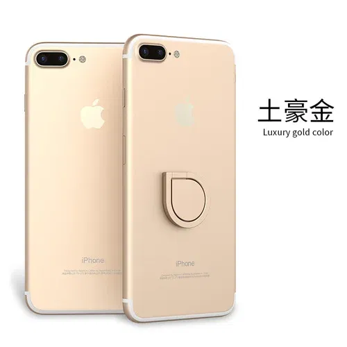 Color: WHITE - Full Metal Mobile Phone Holder Ring Buckle Water Drop Ring Holder Lazy Desktop Stand Giveaway Gift Mobile Phone Buckle