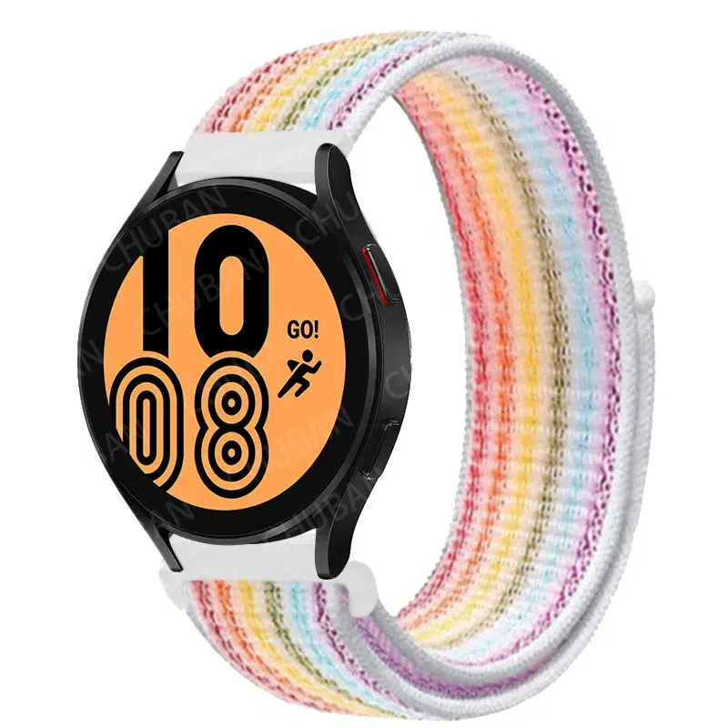 Band Color: Purple Green, Band Width: 20mm - 20mm/22mm nylon Band