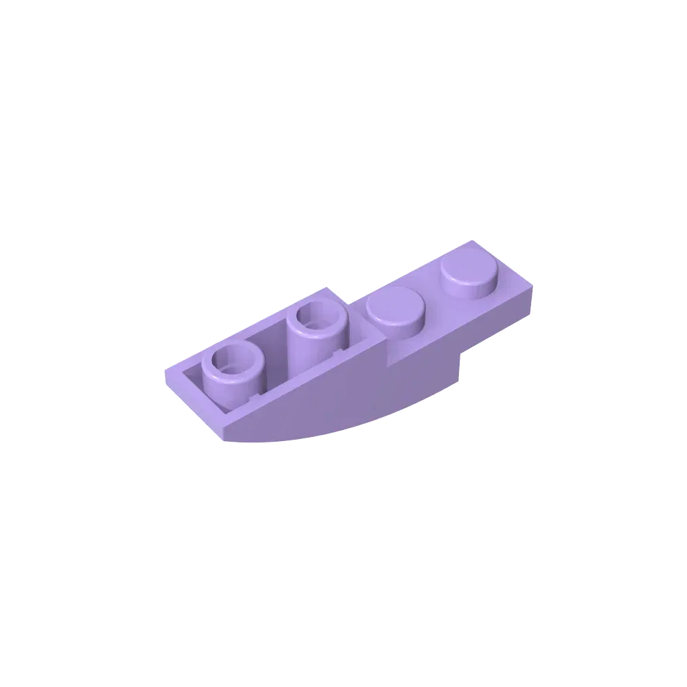 Color: Magenta - Gobricks GDS-731 BRICK 1X4X1 INV. BOW compatible with lego 13547 children's DIY Educational Building Blocks Technical