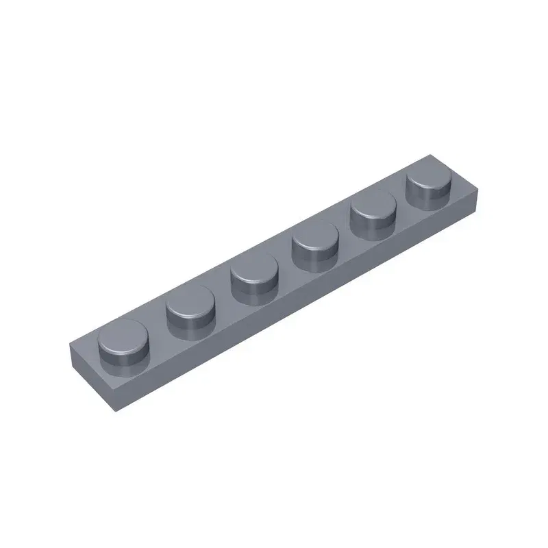 Color: army green - Gobricks GDS-505 Plate 1 x 6 compatible with lego 3666 pieces of children's DIY building block Particles Plate DIY