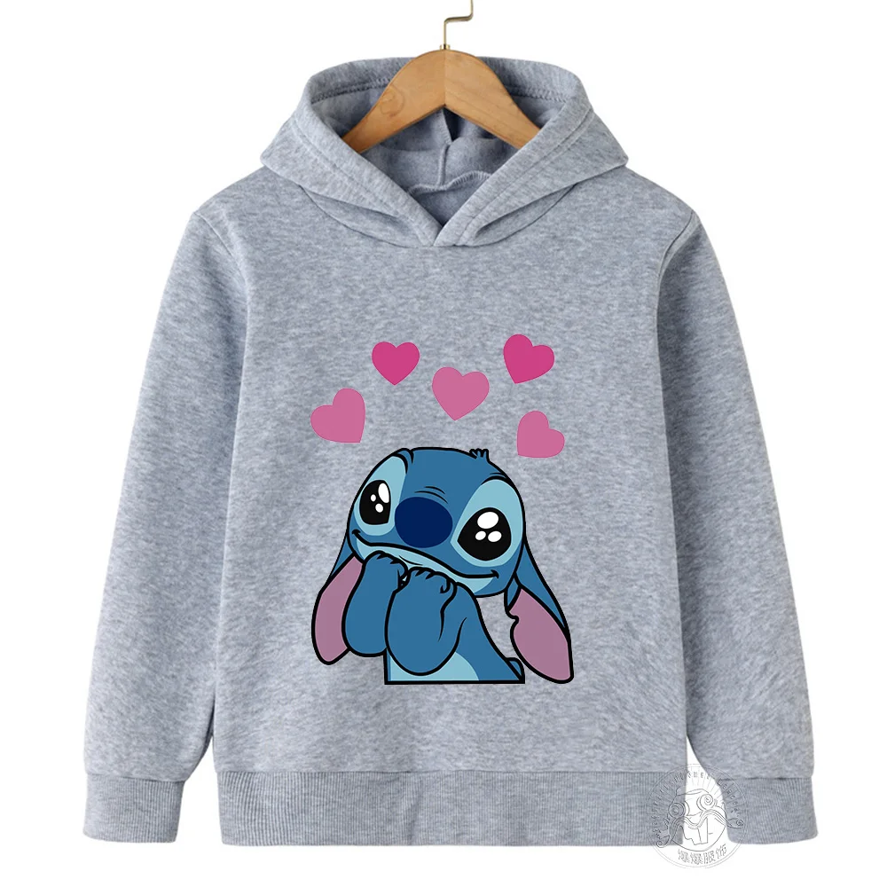 Color: Beige, Kid Size: 2T - Autumn and winter cute cartoon hoodie trend fashion children boys and girls eye-catching wear multi-size optional new products