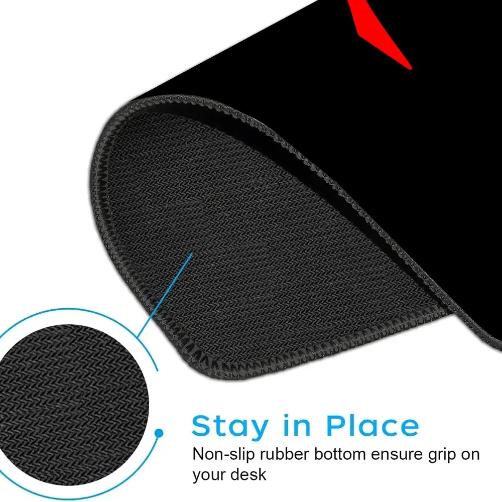 Color: WHITE, Size: 60x30 cm - E-Sports Mousepad Premium Locking Edge Mouse Mat Chinese Character "Love" Speed Mouse Pad 450x400MM Ultrafine Surface Desk Mat
