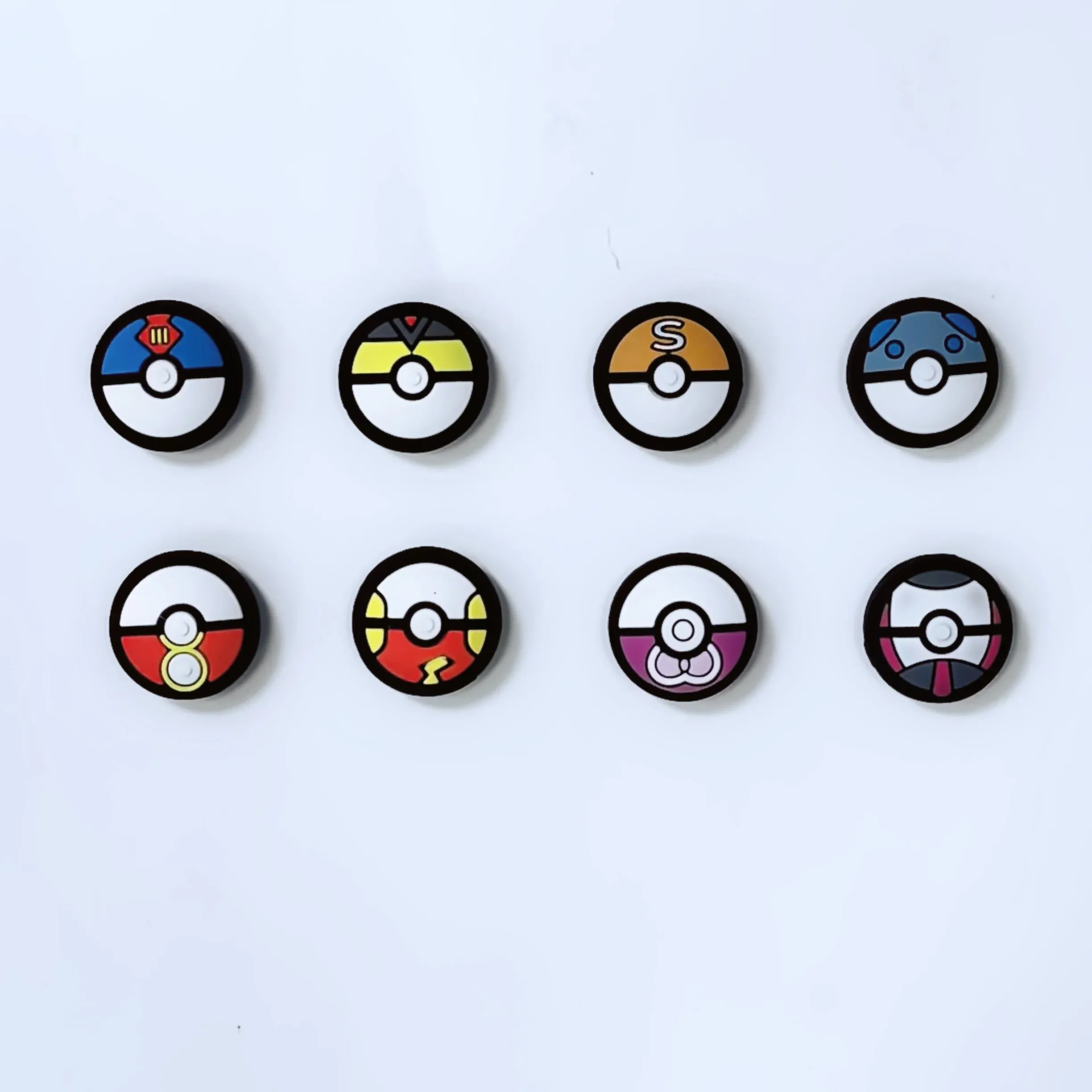 Color: Red - 8pcs Cartoon Silicone Analog Thumb Grip Caps Compatible with Nintendo Switch OLED/Switch Lite/Switch Joystick Protective Cover