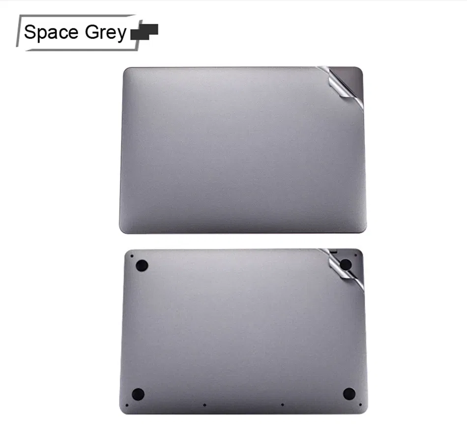 Color: GRAY, Application Laptop Size: 13" (Air) - Body Guard Protective Vinyl Decal Case Cover Skin For Apple Macbook Pro16" A2780 13" 15" A2681 A2779 A2485 Top/Bottom/Palmguard