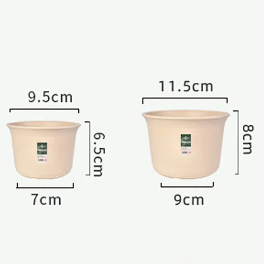 Color: Red, Sheet Size: Giant - OIMG Plastic Round Thick Imitation Ceramic Household Indoor Planting Fleshy Green Fruit and Vegetable Resin Plastic Flower Pot
