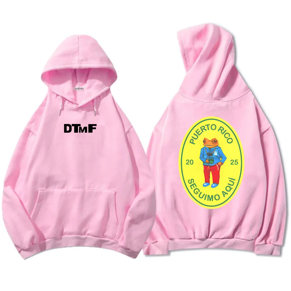 Color: Beige, Size: XS - DTMF Deb? Tirar Más Fotos 2025 New Album Hoodies Bad Bunny Singer Printing Sweatshirts Men Women Clothing Sudaderas Hombre Male