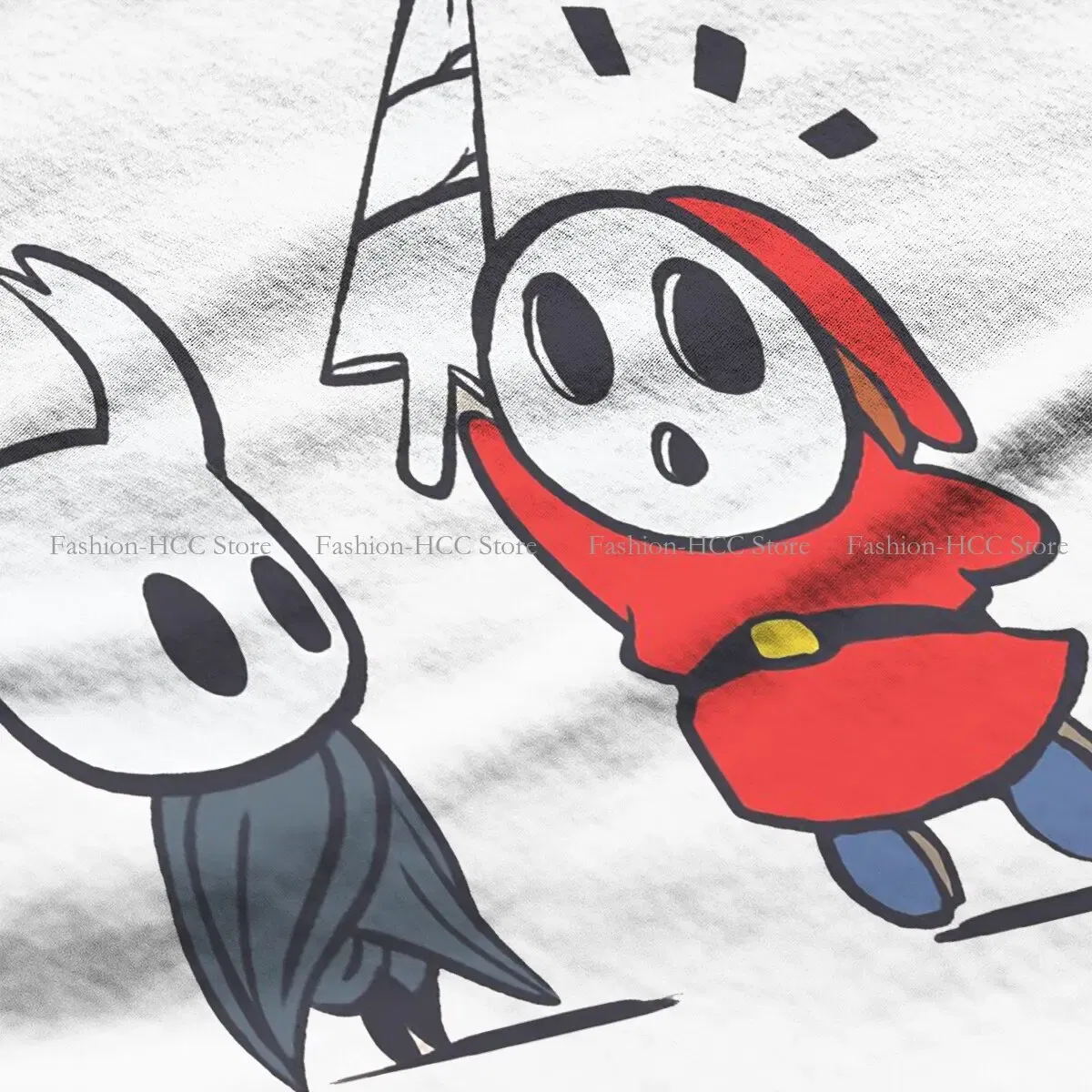 Color: black, Size: XL - Shy Guy Classic Unique Polyester TShirt Hollow Knight Game Top Quality Hip Hop Gift Idea T Shirt Stuff