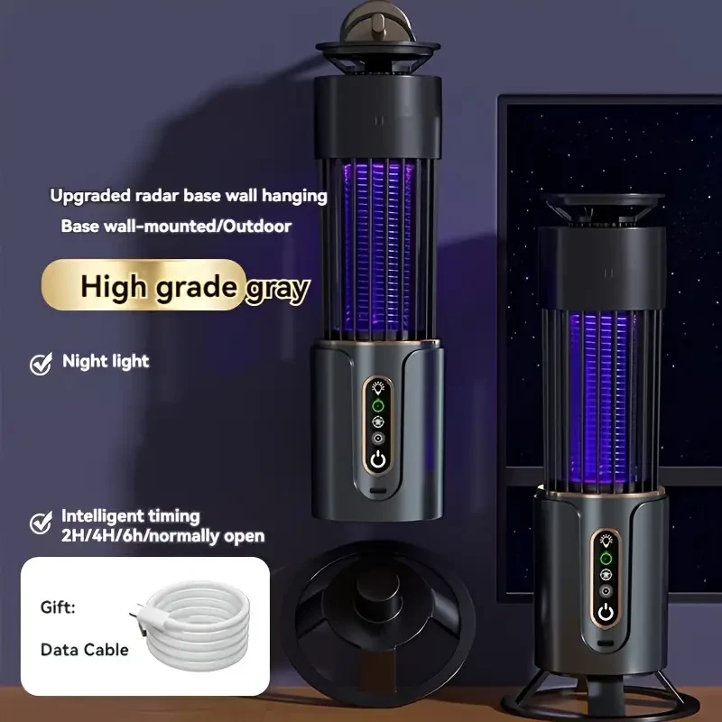 Rechargeable Multi-Functional Mosquito Killer Lamp - USB Powered Bug Zapper