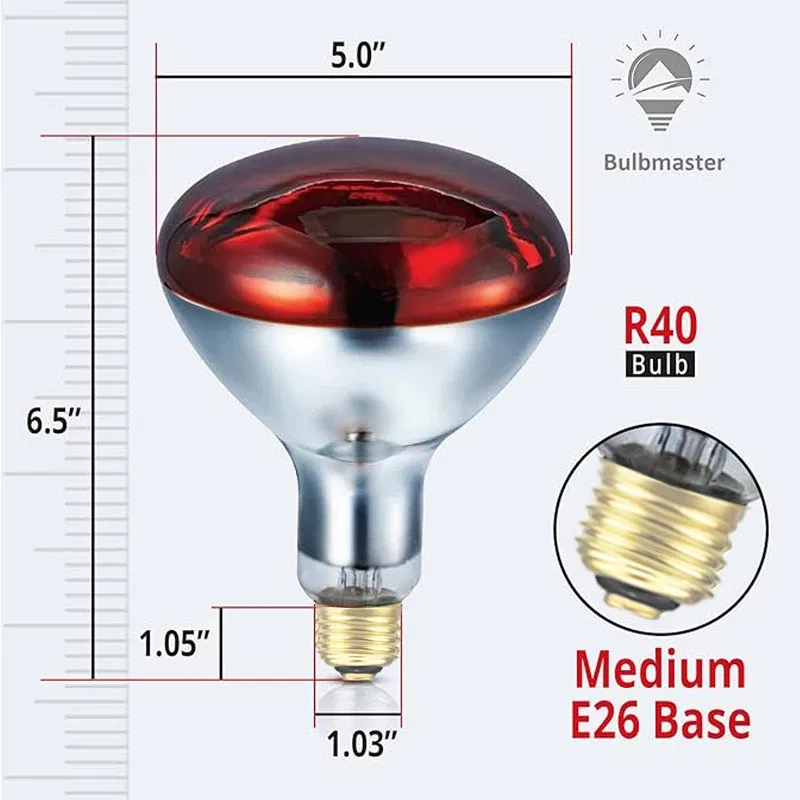 Color: Army Green, Ships From: CHINA - BONGBADA Quartz glass waterproof and explosion-proof E26 E27 Red R40 Infrared Heat Lamp Farm lamp 100W 150W 200W 250W 275W