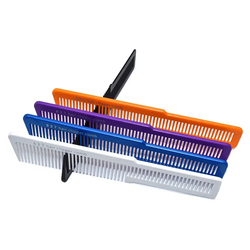 Color: Rose Red, Ships From: CN - 9 Color Plastic Anti-Static Tangle Women Hairdressing Comb Ultra Thin Professional Hair Cutting Brush Hair Care Styling Tools