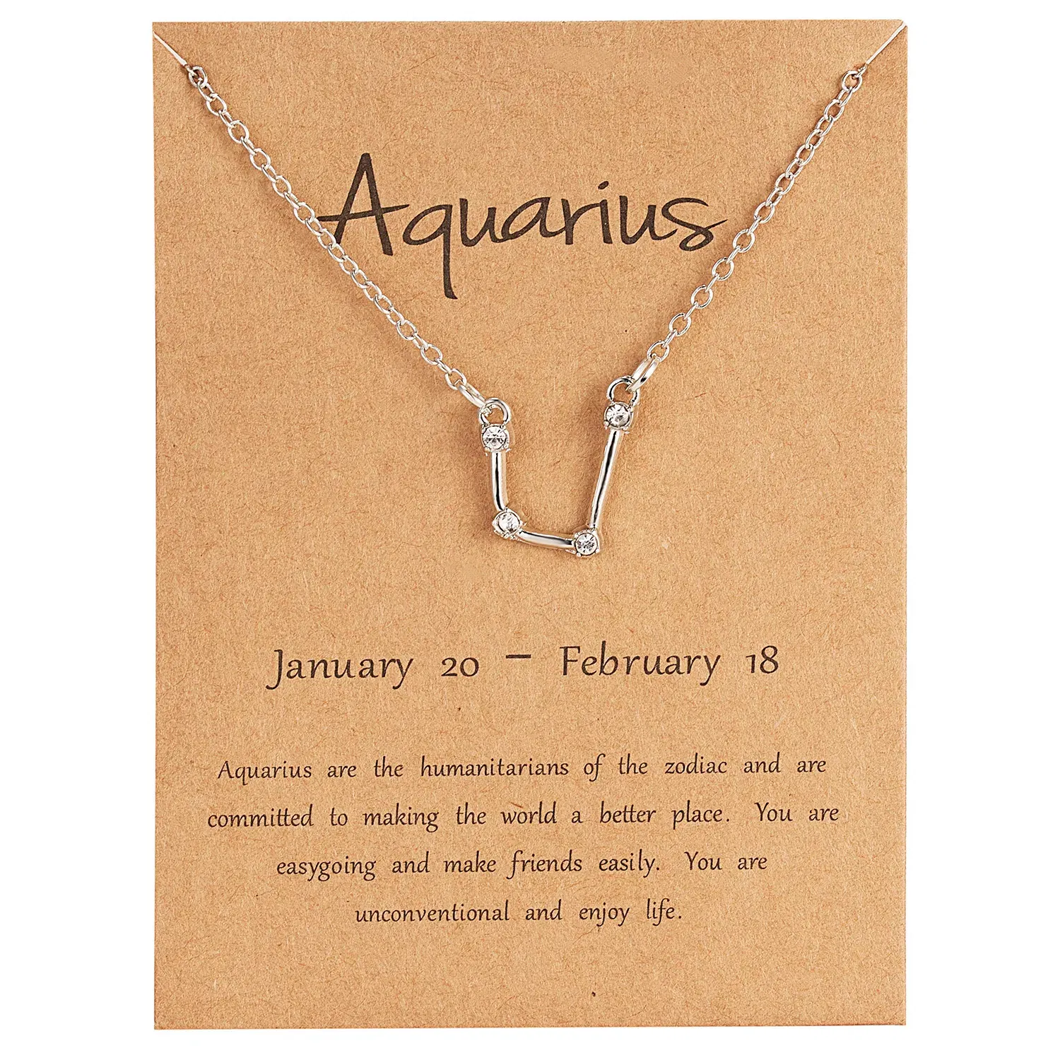 Metal Color: Antique Gold Plated - 12 Constellation Pendant Necklaces Jewelry Choker Necklace Zodiac Sign Charm Necklace Birthday Gifts Aquarius Pisces Leo Virgo