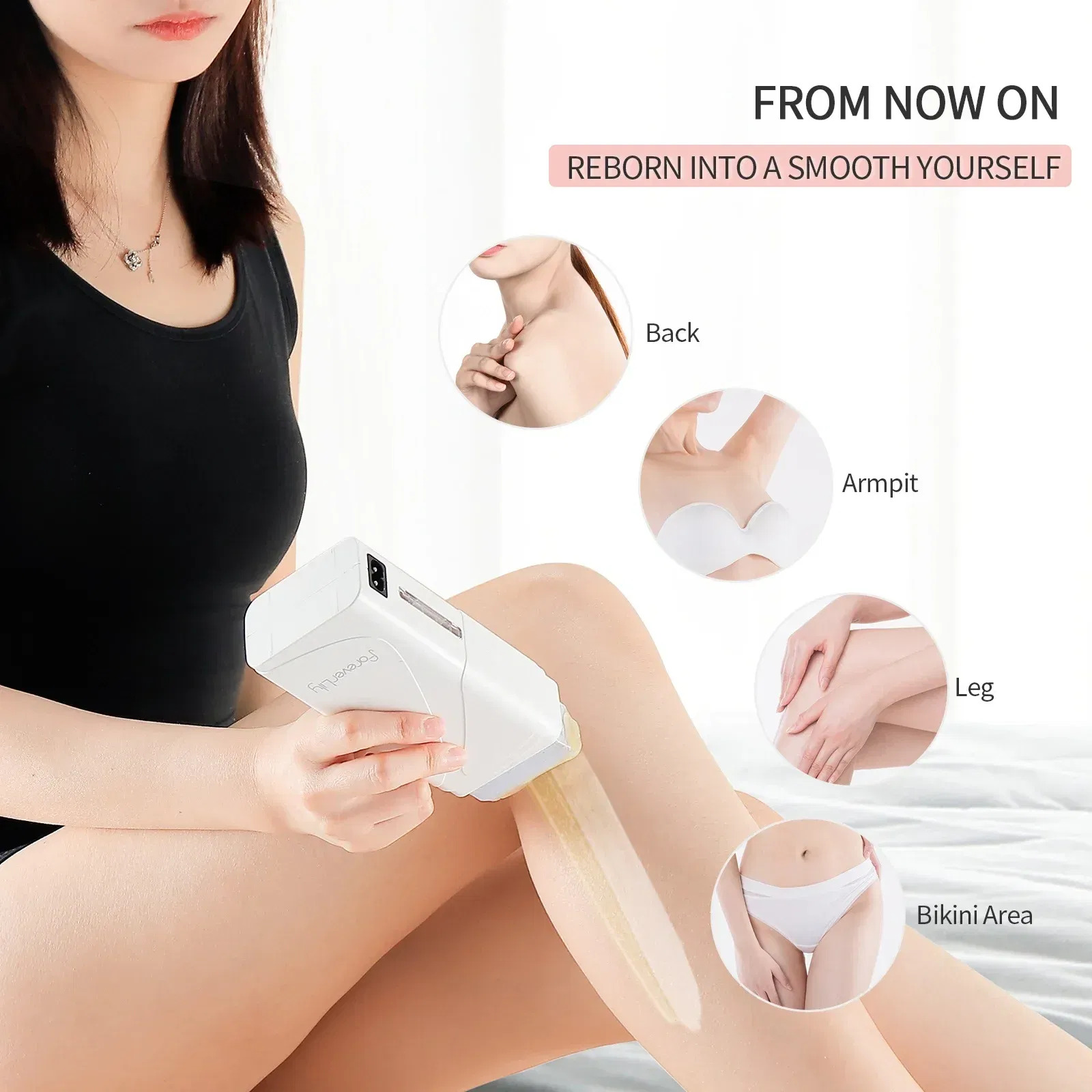 Color: SKY BLUE, Ships From: CHINA - Foreverlily Portable Wax Roller Machine Electric Wax Warmer Depilatory Wax Heater Waxing Leg Warmer Hair Removal Roll On Wax