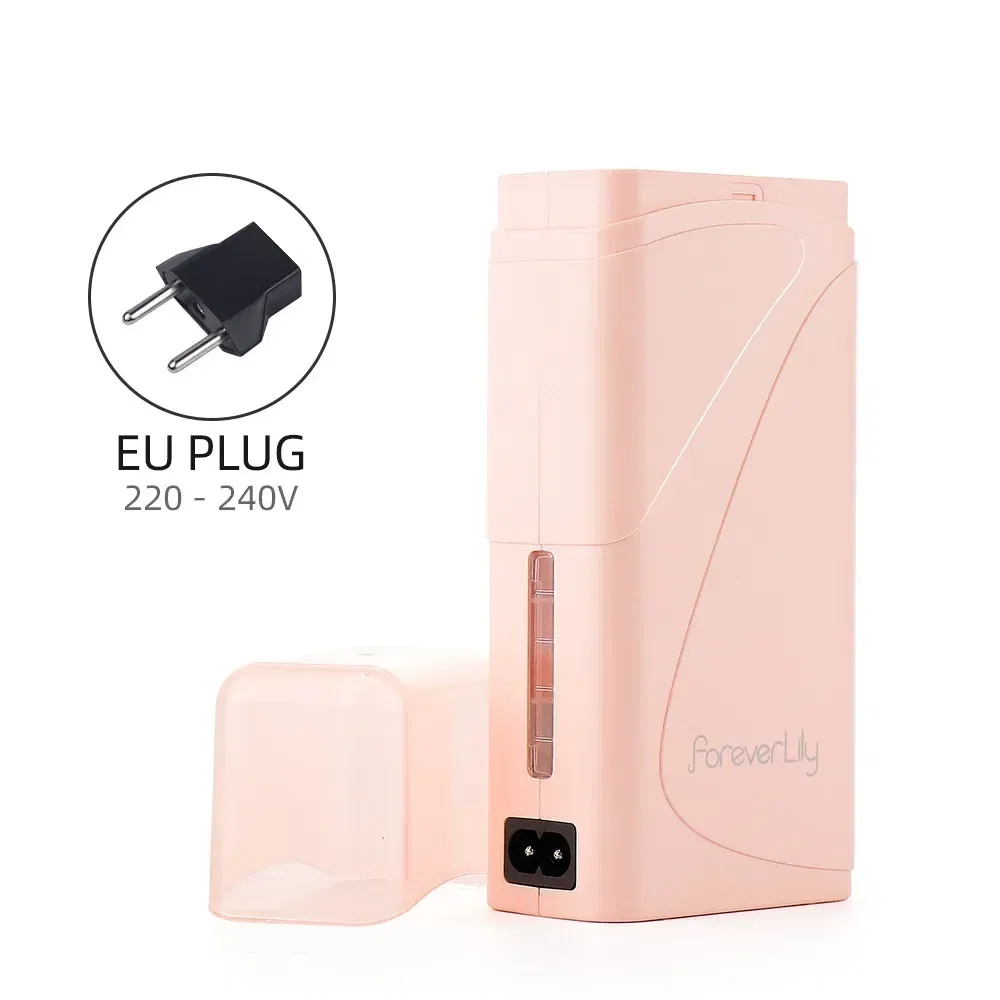 Color: SKY BLUE, Ships From: CHINA - Foreverlily Portable Wax Roller Machine Electric Wax Warmer Depilatory Wax Heater Waxing Leg Warmer Hair Removal Roll On Wax