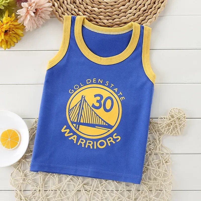 Color: Beige, Kid Size: 7 - Summer Kids Tops Clothes Tank Sleeveless Breathable Cotton Children T-shirt Vest Top Clothing Outfit Cartoon Boys Girls 0-7Years