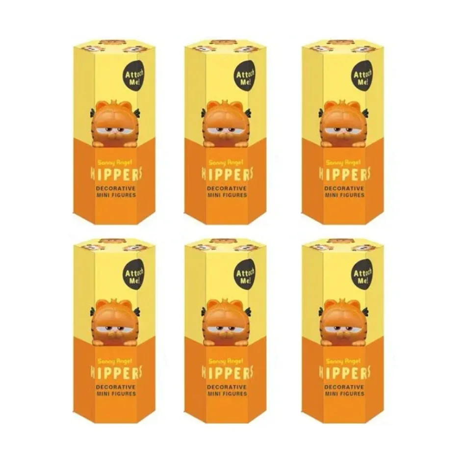 Color: green - Nieuwe Garfield Sonny Angel Blind Box Capybara Anime Figuren Ornamenten Poppen Fans Kinderen Kerstcadeau