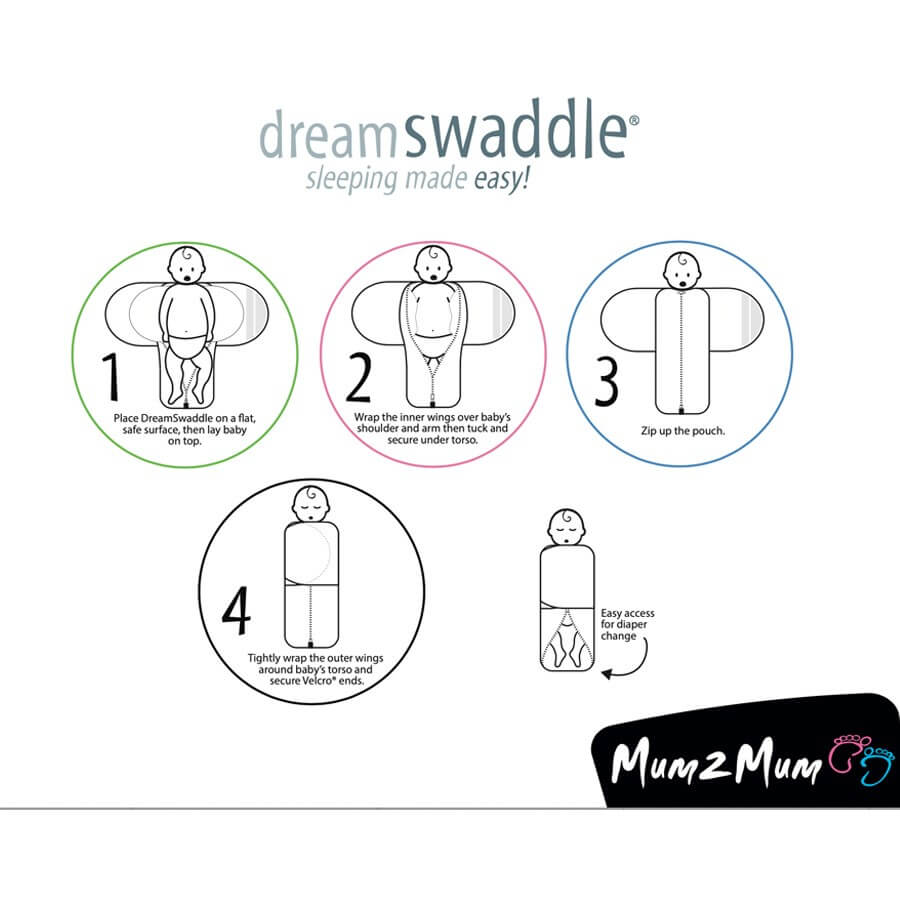 Dreamswaddle Baby Sleep Wrap | Blue Cross