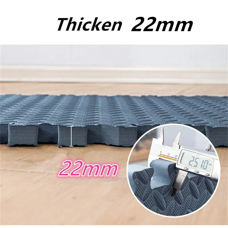 Color: Red - Thicken 2.5cm Tatame Baby Play Mat Activities Mat for Baby Mat 6PCS Game Mats Playroom Mat Play Mats Floor Noise Mat Puzzle Mat