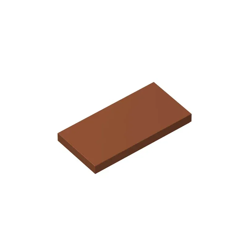 Color: Light Grey - Gobricks GDS-614 Tile 2 x 4 compatible with lego 87079 pieces of children's DIY Educational Building Blocks Technical