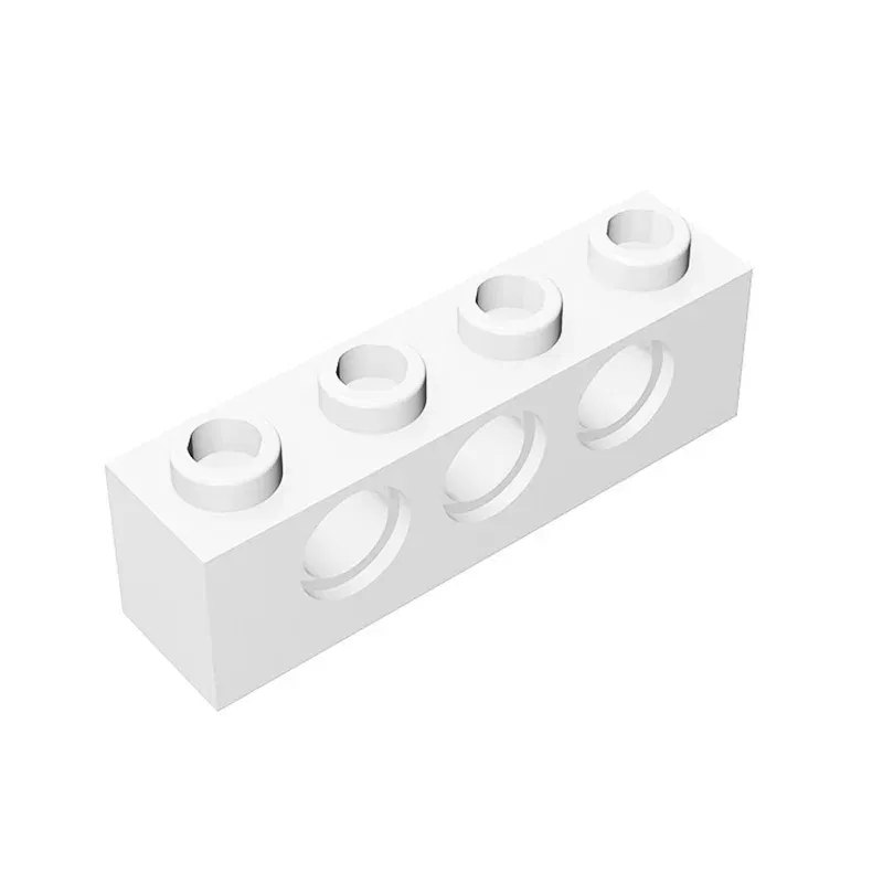 Color: green - Rainbow Pig MOC 3701 Brick 1x4 with 3 Holes Building Blocks Classic Brand DIY Assembles Particles Educational Tech Kid Spare Toy