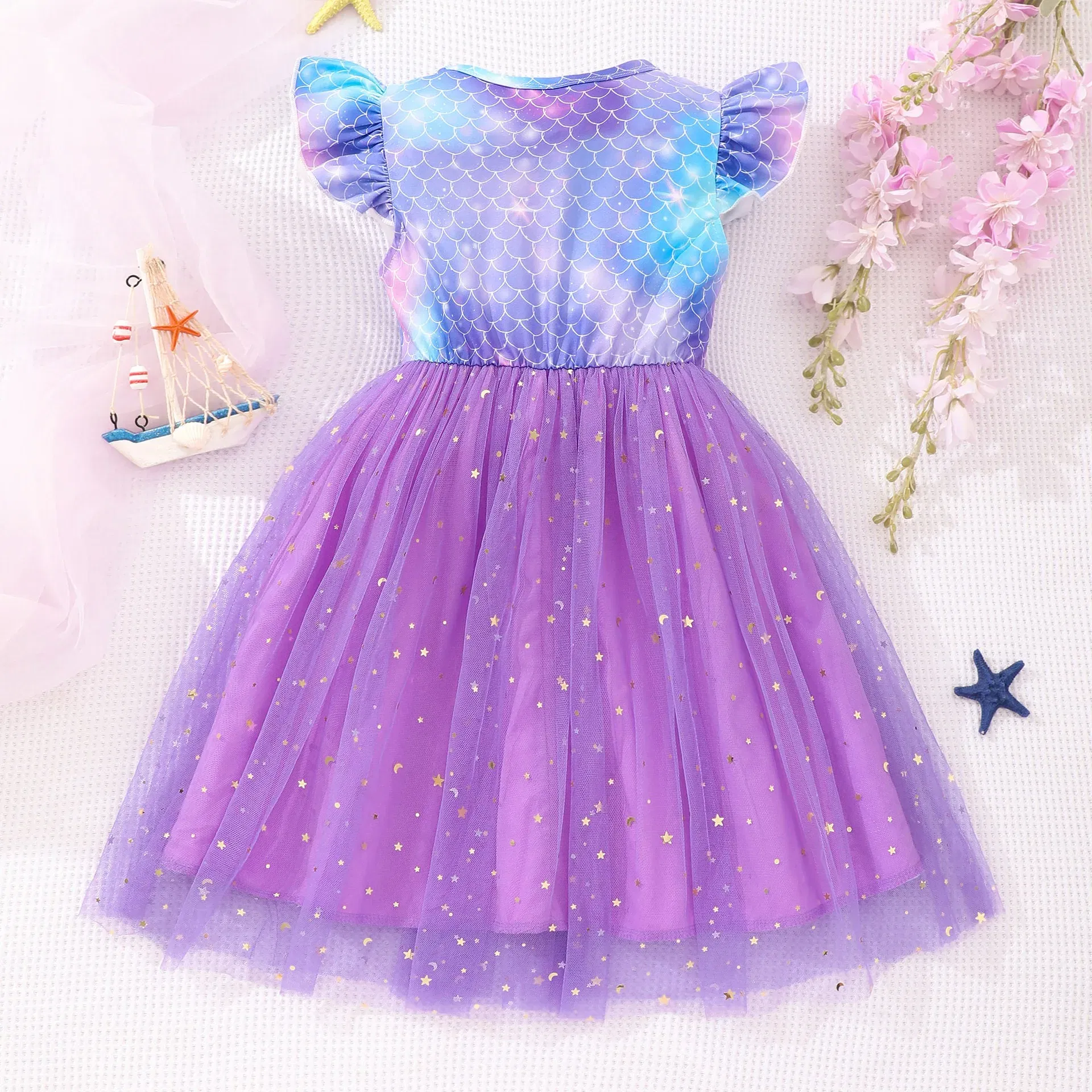 Color: Dark Grey, Size: One Size, Ships From: CHINA, Height: 158 - KPop Demon Hunter Christmas Princess Dress Girl Fashion Casual Autumn Butterfly Dress Wedding Birthday Party Dress Gift Clothes