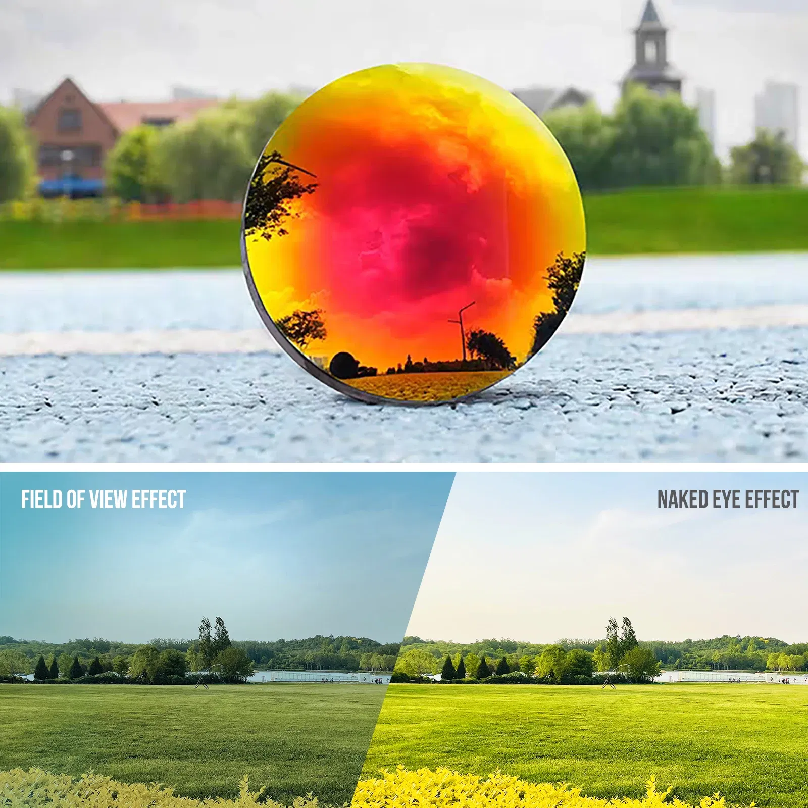 Lenses Color: Black Green, Lenses Degree: