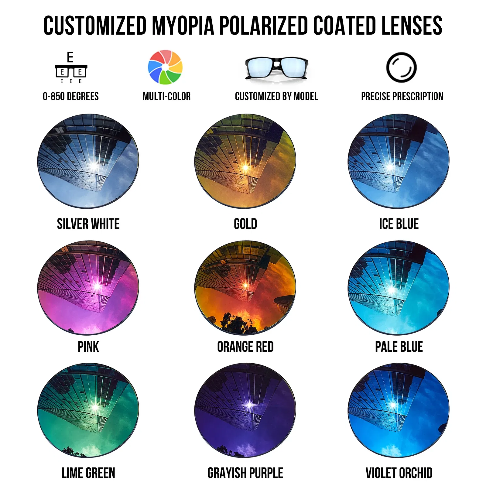 Lenses Color: Black Green, Lenses Degree: