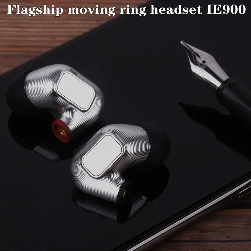 Color: Navy Blue - IE900 IEM Origin In ear Metal Headset HiFi Monitoring Noise Reduction Mobile Computer mmcx Universal Earplugs IE800S IE300 IE600