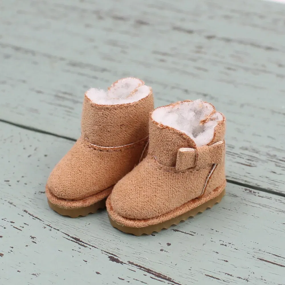 Color: green, Size: One Size - ICY DBS Blyth doll toys shoes winter boots snow shoes about 3.5cm toy shoes