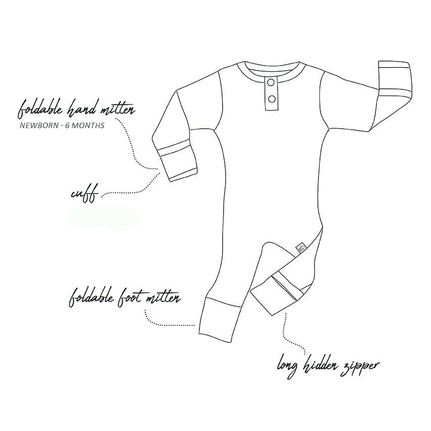 Snuggle Hunny Growsuit | Belle | Multiple-Size
