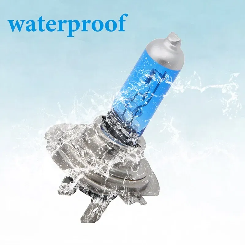Emitting Color: DEEP BLUE - 2pcs H7 LED Bulbs 55W 100W Halogen Bulbs Super Bright White Fog Lights 12V White Auto Bulb Headlights Lamp