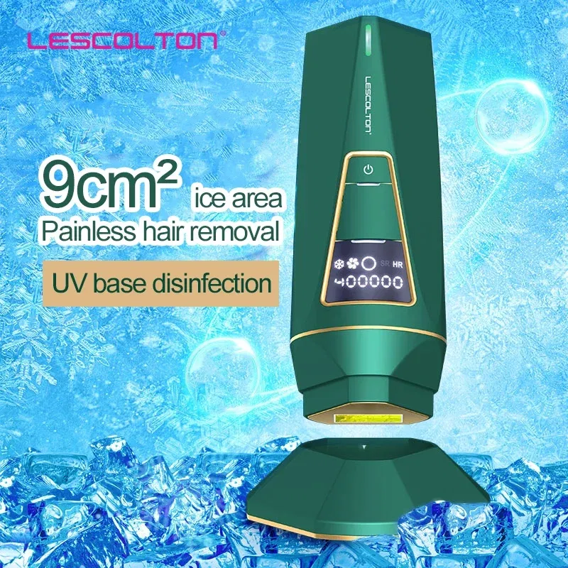 Color: Light Grey, Ships From: CHINA - Lescolton IPL Laser Permanent Hair Removal Device Bikini Trimmer Laser Epilator for Women Men Facial Armpit Bikini Beard Legs
