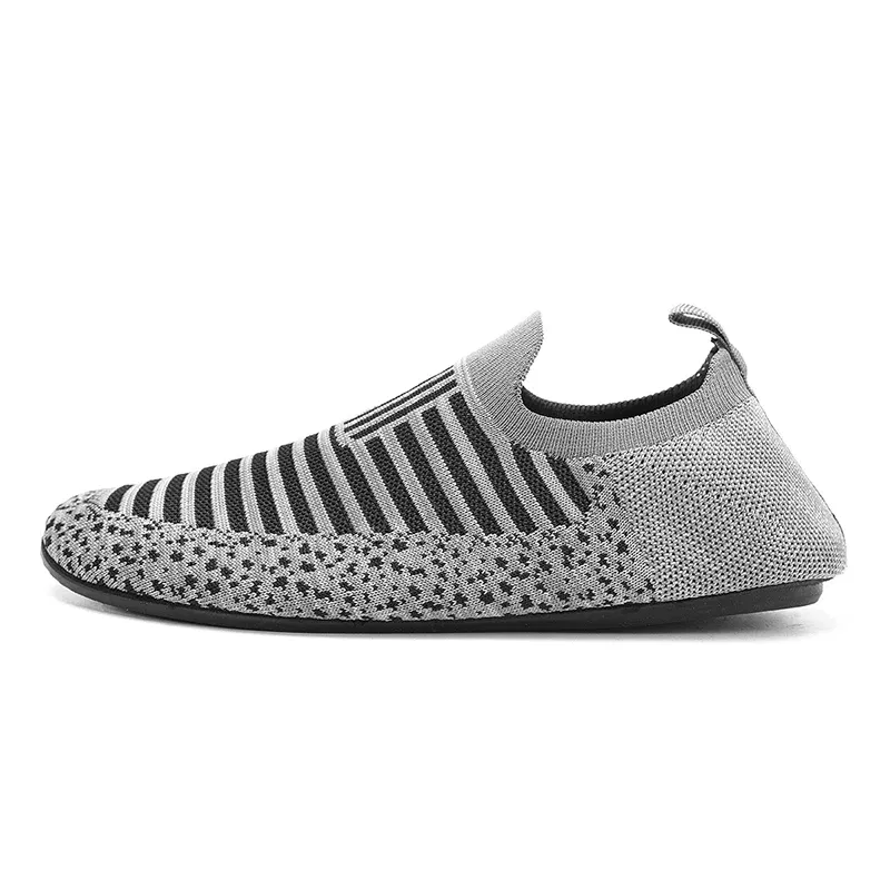 Color: SKY BLUE, Shoe Size: 47 - MAEDEF Mens Shoes Comfortable Casual Shoes Men Home Slippers Lightweight Breathable Walking Moccasins Thin Bottom House Shoes