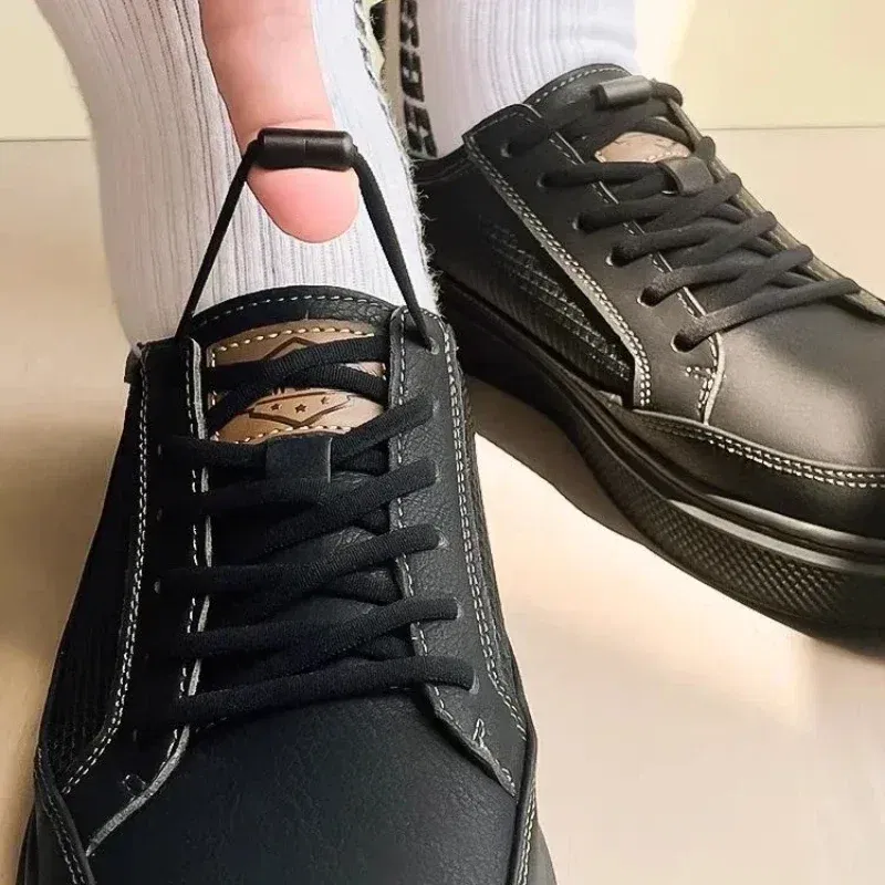 Color: GRAY, Length: 100cm - Elastic No Tie Shoelaces Semicircle Shoe Laces for Kids and Adult Sneakers Shoelace Quick Lazy Metal Lock Laces Shoes Strings
