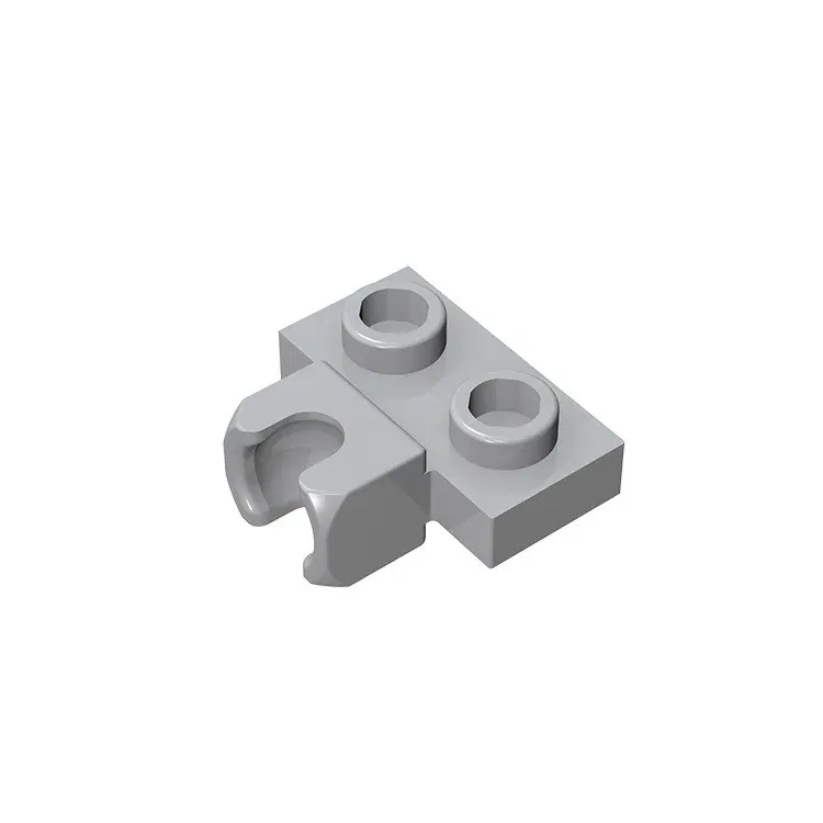 Color: Red - MOC PARTS GDS-850  Plate, Modified 1 x 2 with Small Tow Ball Socket on Side compatible with lego 14704 pieces of children's toys
