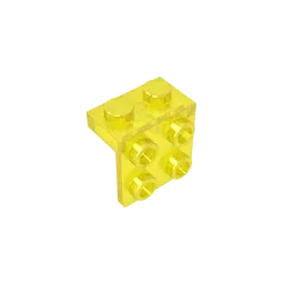 Color: light green - MOC PARTS GDS-641 ANGLE PLATE 1X2 / 2X2 compatible with lego 44728 21712 92411 children's toys Assembles Building Blocks