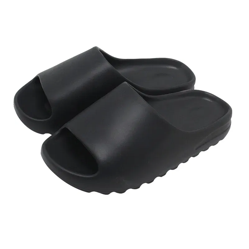 Color: Brown, Shoe Size: 36 - Big Size 47 Summer Slippers Men Women EVA Soft Bottom Indoor Home Slides Sandals Light Beach Shoes Male Slippers Flip Flops