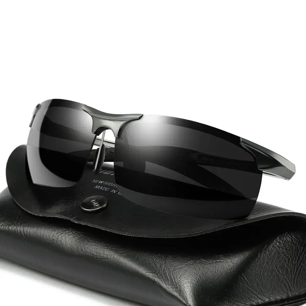 Lenses Color: WHITE, Frame Color: Orange - Myopia Photochromic Sunglasses Diopter Polarized Driving Goggle Men Chameleon Change Color transition Prescription Sun Glasses