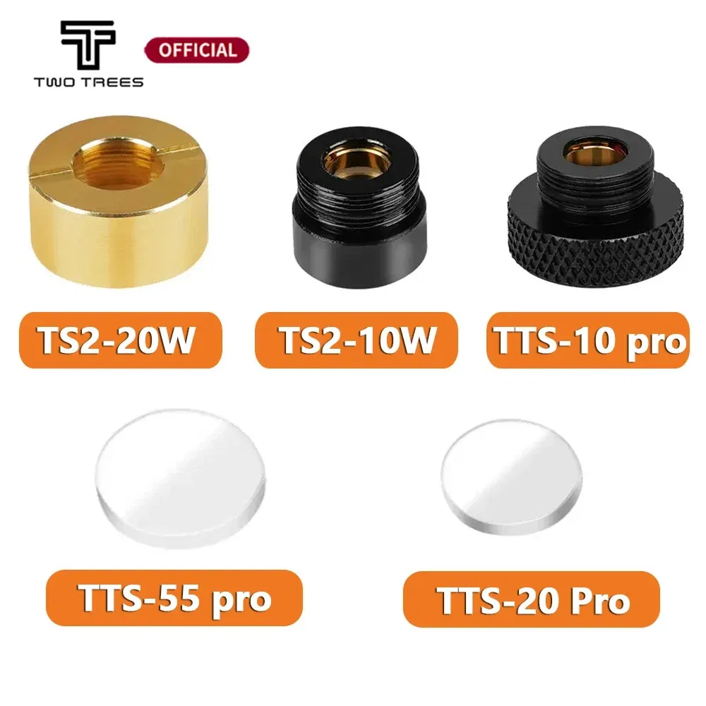 Color: Black - Twotrees 80w Laser Enagraver Lens Replacement Lens For TTS-55 PRO/TTS-10 PRO/TTS-20 PRO/TS2-10W/TS2-20W Laser Engraving Machine