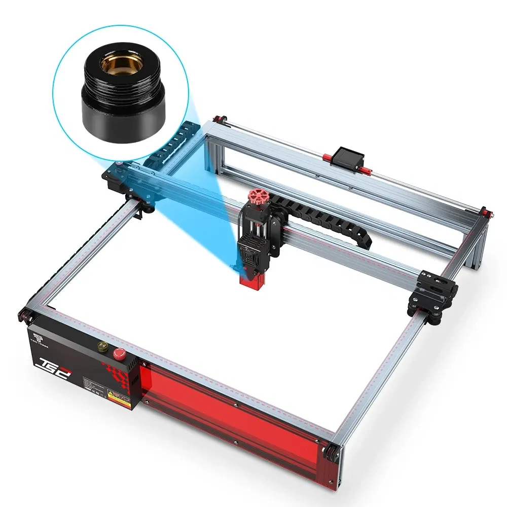 Color: Black - Twotrees 80w Laser Enagraver Lens Replacement Lens For TTS-55 PRO/TTS-10 PRO/TTS-20 PRO/TS2-10W/TS2-20W Laser Engraving Machine